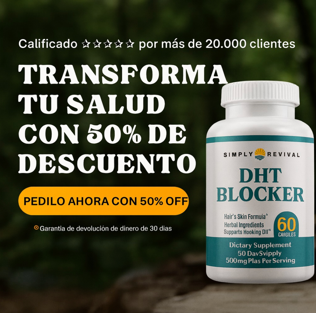 DHT BLOCKER - Frasco de 60 cápsulas