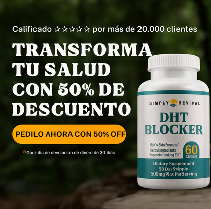DHT BLOCKER - Frasco de 60 cápsulas