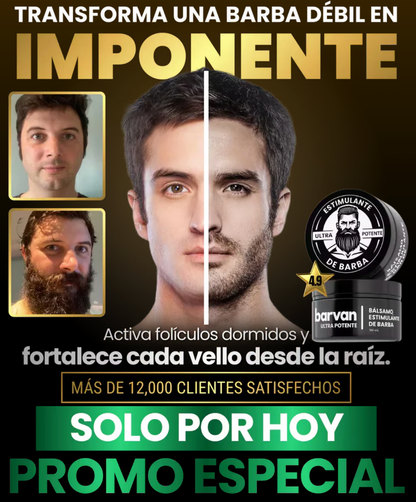 BARVAN™ - BÁLSAMO PARA CRECIMIENTO DE BARBA