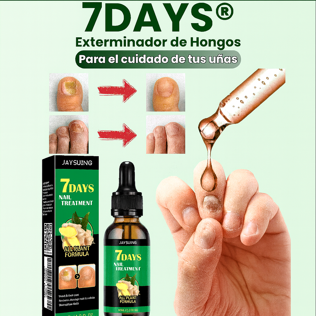 Dile adiós a los hongos en 7 días | Aceite Milagroso para Uñas