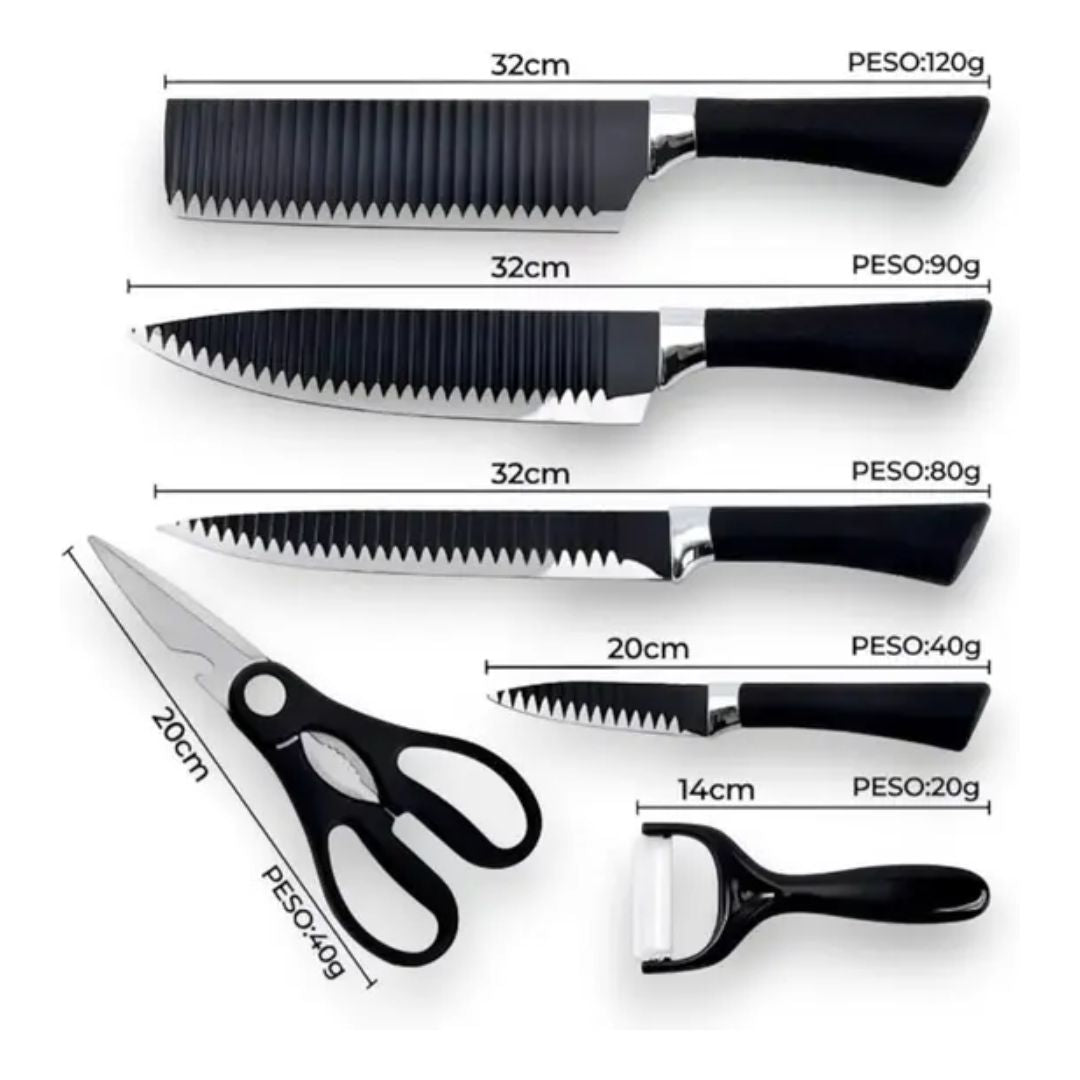 Juego profesional de cuchillos de 6 piezas Cocin Master™ (ORIGINAL)