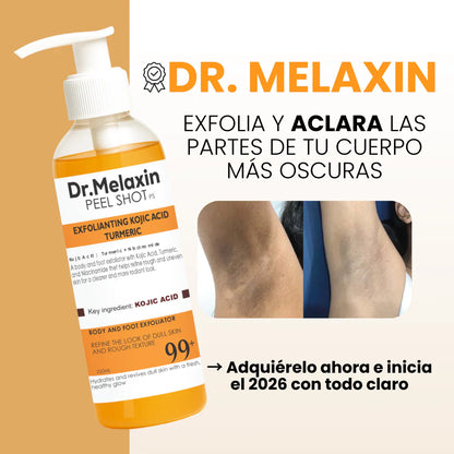 DR MELAXIN™: EXFOLIANTE PARA ACLARAR PARTES OSCURAS - FORMULA CURCUMA